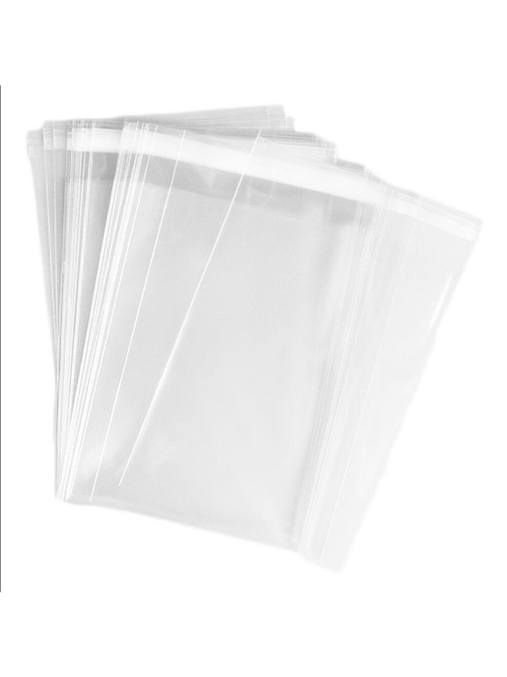 25 Clear Self Adhesive Bags Home Office Shipping - Picture 2 of 4